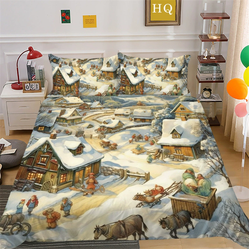 (Cross-border trading), duvet cover, pillowcase, ebay, 3D, polyester