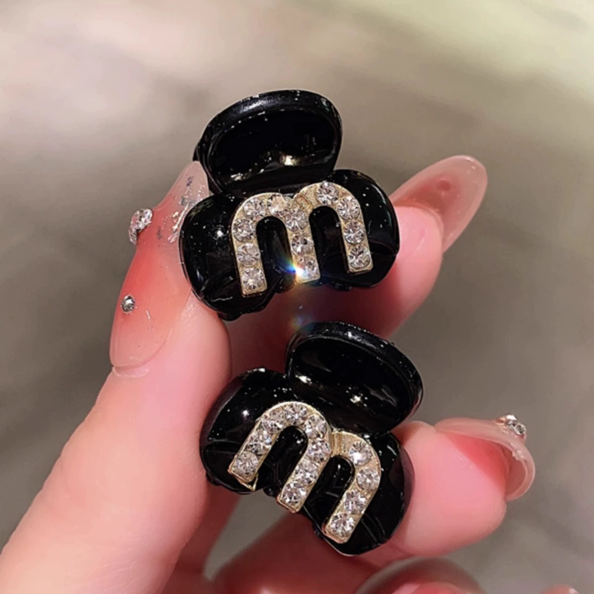 Маленькая заколка для волос, аксессуар для волос, Crab-pin, челка, стиль высокого качества