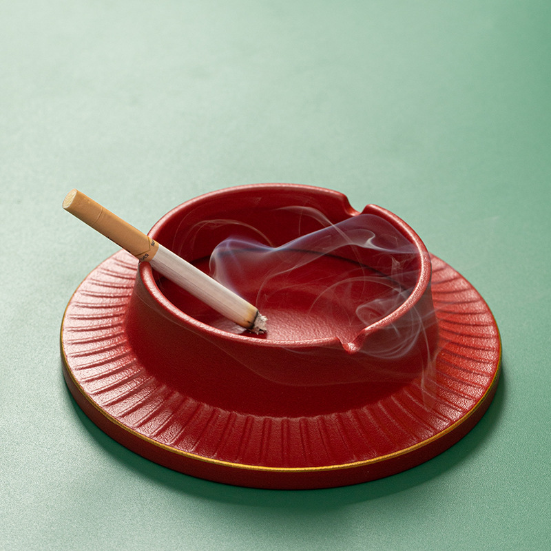 [단어 저장] 구오차오 천국 신전 뚜껑 가구 개성 패션 플라이 애쉬 예방 거실 장식품 새겨진 로고