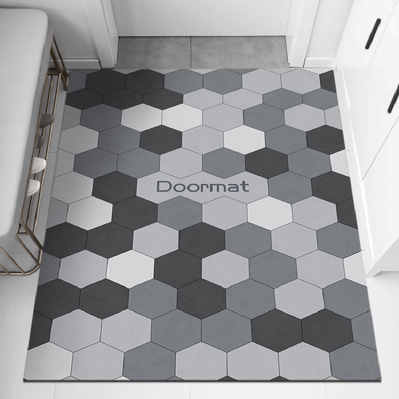 Alfombra de puerta PVC alfombra de la puerta estera de la puerta del hogar antideslizante alfombra de corte