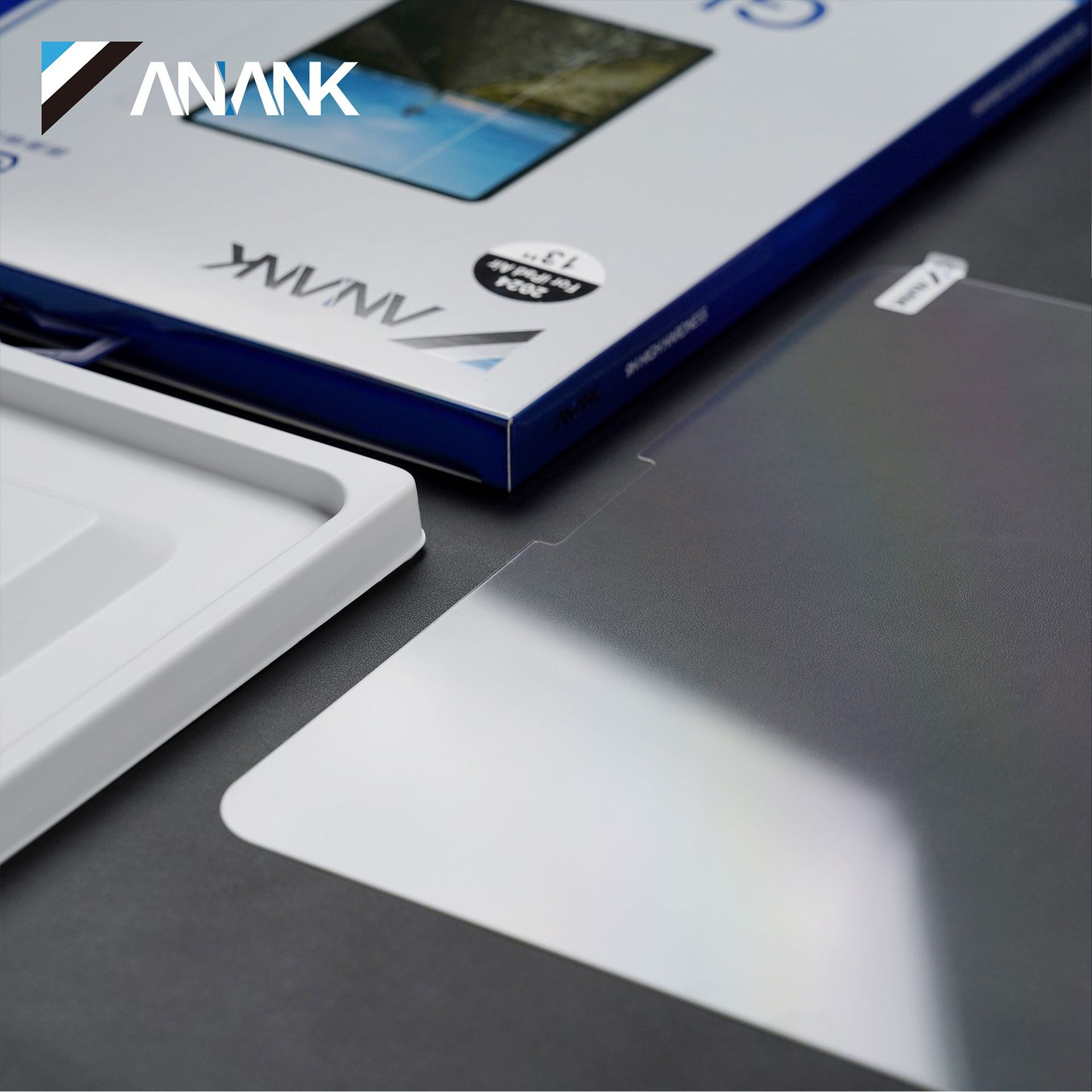 Para iPad pro2024 película de endurecimiento plana ANANK vidrio transparente de alta definición de pantalla completa película protectora de pantalla de aire