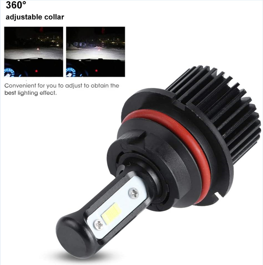 Transfronterizo suministro de automóviles led faro 9004 / 9007 faro CSP chip 3 iluminación de cara