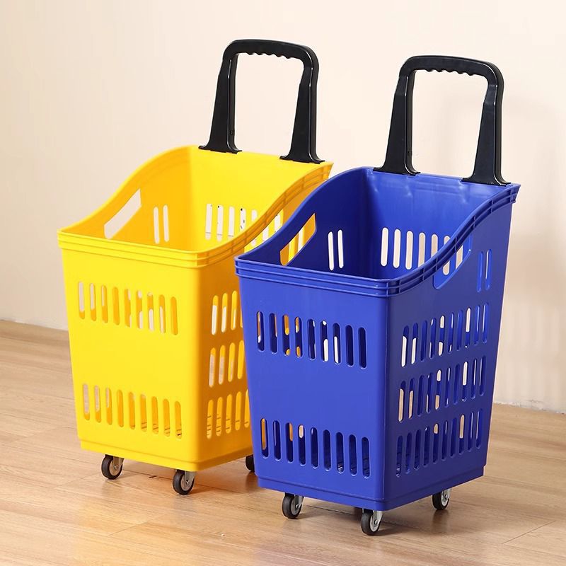 Supermarket Basket, Shopping Basket, Plastic Push-Pull Basket, Grocery Basket, Laundry Basket, Dirty Clothes Basket, Storage Basket, Beer Basket, Storage Basket