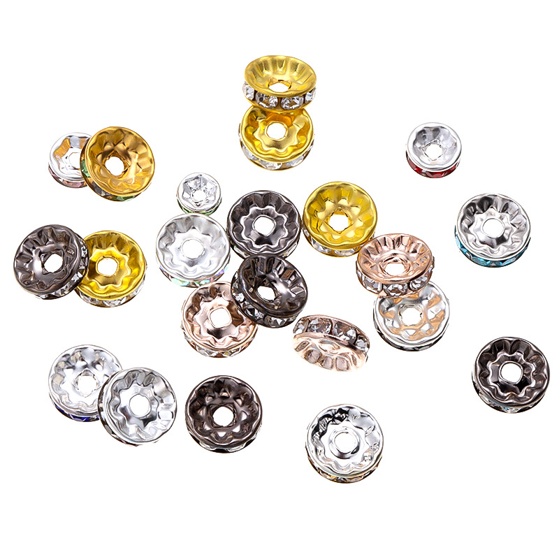 50 Le Fer Strass Rond Perles display picture 1