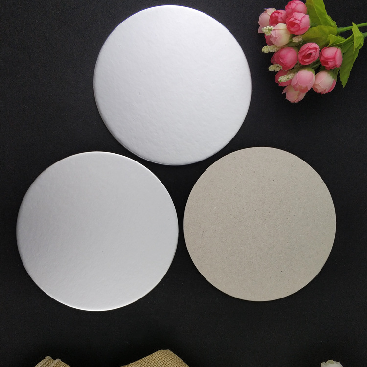 Pooh hornear Tarjeta de plata gran base redonda de mousse torta Mat 6 pulgadas espesado mousse pastel caja cumpleaños torta inferior