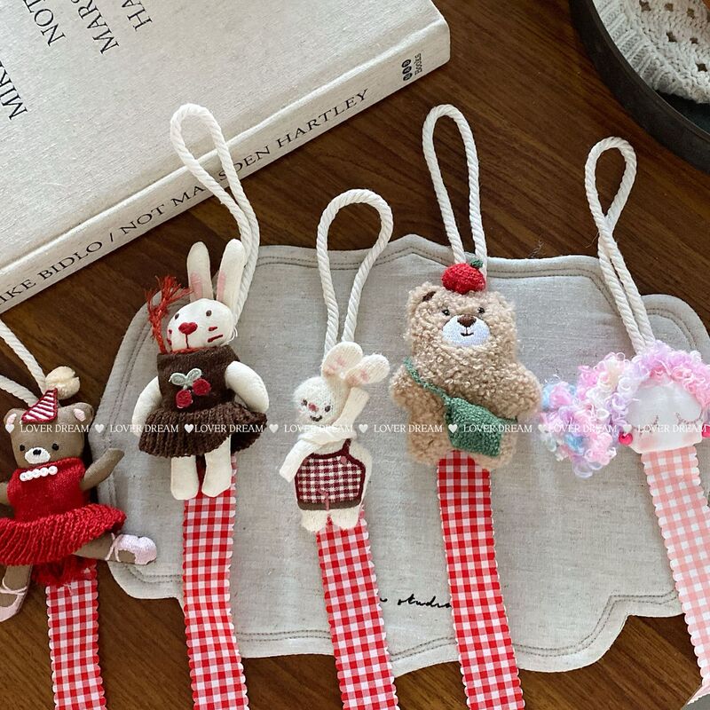 Korean 2026 New Cartoon Plush Rabbit Bear Duckbill Hair Clip Storage Bag Cute Accessory Pendant for Women Korean 2026 New Cartoon Plush Rabbit Bear Duckbill Hair Clip Storage Bag Cute Accessory Pendant for Women