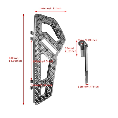 King Modified Large Front – Motorcycle pedals