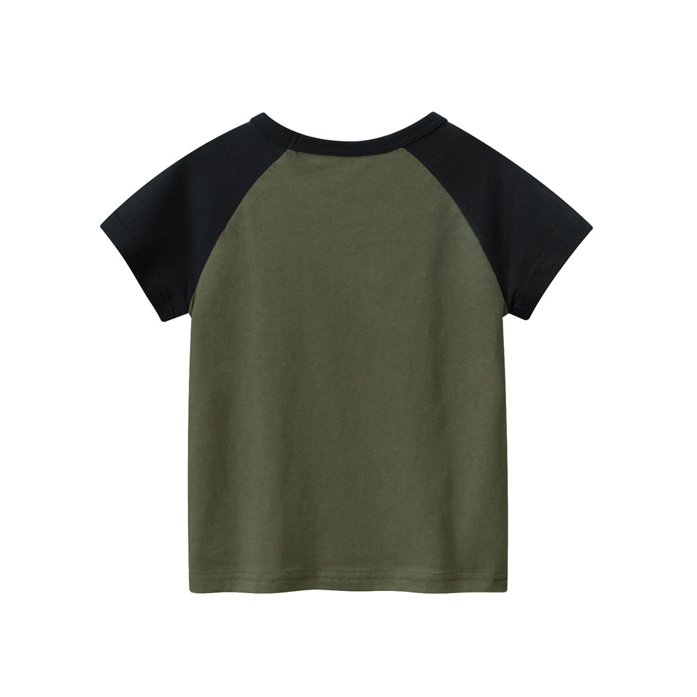 27kids verano nuevo estilo 2024 camiseta de manga corta para niños ropa para niños ropa para niños transfronteriza