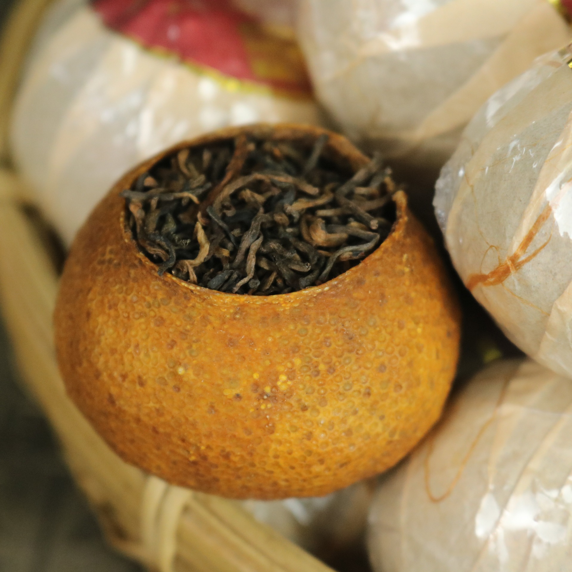 新会大红柑普茶陈皮普洱茶厂家直销批发散装茶叶