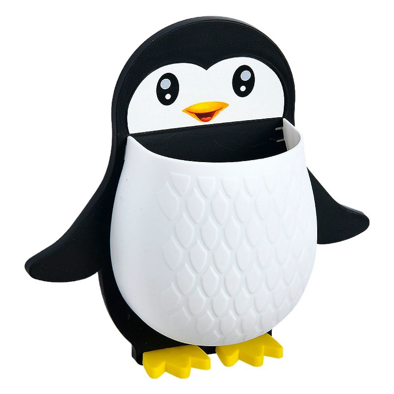 Новая стойка для хранения пингвинов инструменты для макияжа отделочная коробка общежитие Туалет зубная щетка прикроватная мобильный телефон настенная стойка для хранения