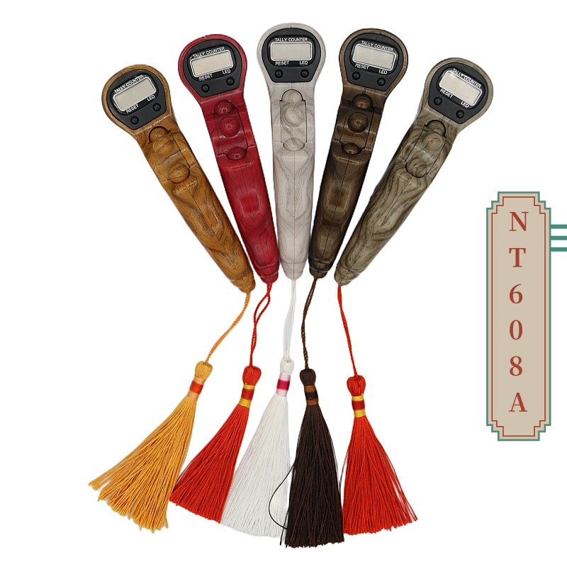 Клавиша сброса NT-608A деревянная зернистая метка счетчик счетчика счетчиков счетчиков ручных шариков