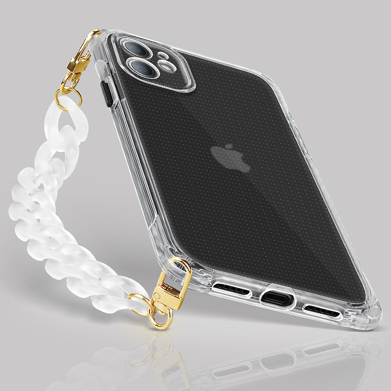 Conveniente PARA EL acollador de la caja del teléfono del agujero de la cuatro-esquina iPhone14pro Apple 13Pro todo incluido 11 caso suave 7/8/SE2