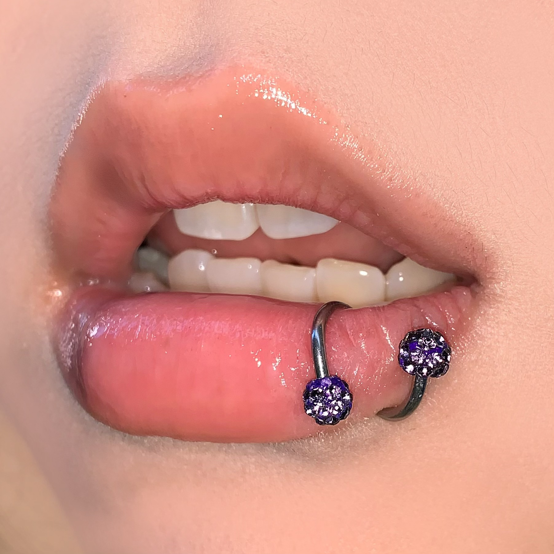 Flash Mud Ball S-Ring Lip Ring S-Shaped Ear Bone Ring Super Flash S-Hoop Lip Nail Small Sweet Cool Hot Girl Piercing Jewelry Wholesale detail image 11
