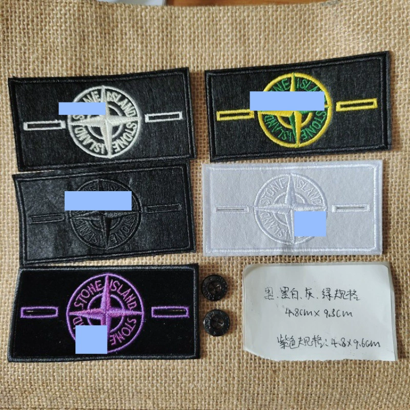 Повязка Stone Island повязка модный бренд призрак печать одежда обувь сумка вышивка кнопка