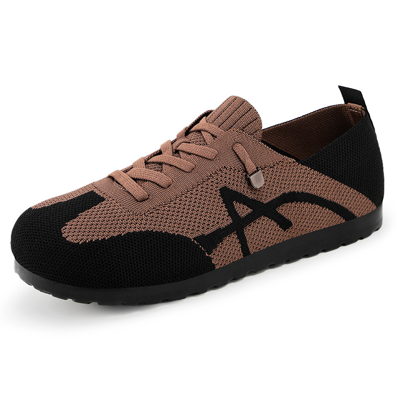 Zapatos para mujeres de mediana edad y ancianos, zapatos individuales cómodos y transpirables de verano, ventas directas de fábrica, suela blanda, zapatos casuales de malla para madre