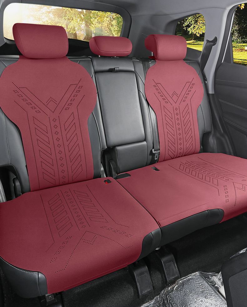 26 Models of Chery Tiggo 8 Car Seat Covers, Suede Leather, Universal for All Seasons, Semi-Enclosed Seat Cushions, Breathable Saddle Pad Seat Covers