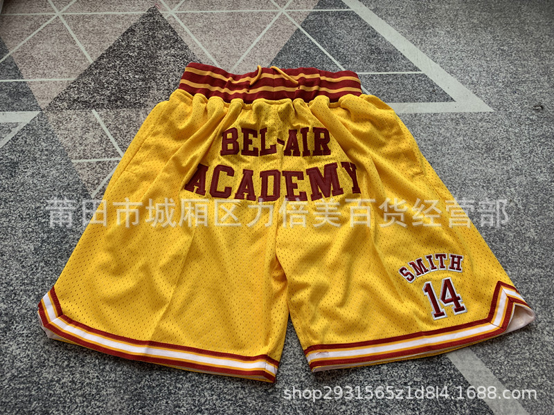 Comercio exterior pantalones de fútbol al por mayor Warriors Lakers 76 caliente Raptor mágico bolsillo bordado pantalones cortos pantalones de baloncesto NFL