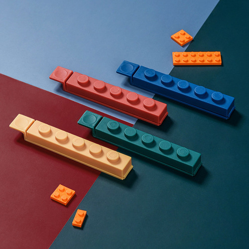 Household kitchen building block sealing clip, snack milk powder sealing clip, discharge nozzle sealing clip, large moisture-proof sealer