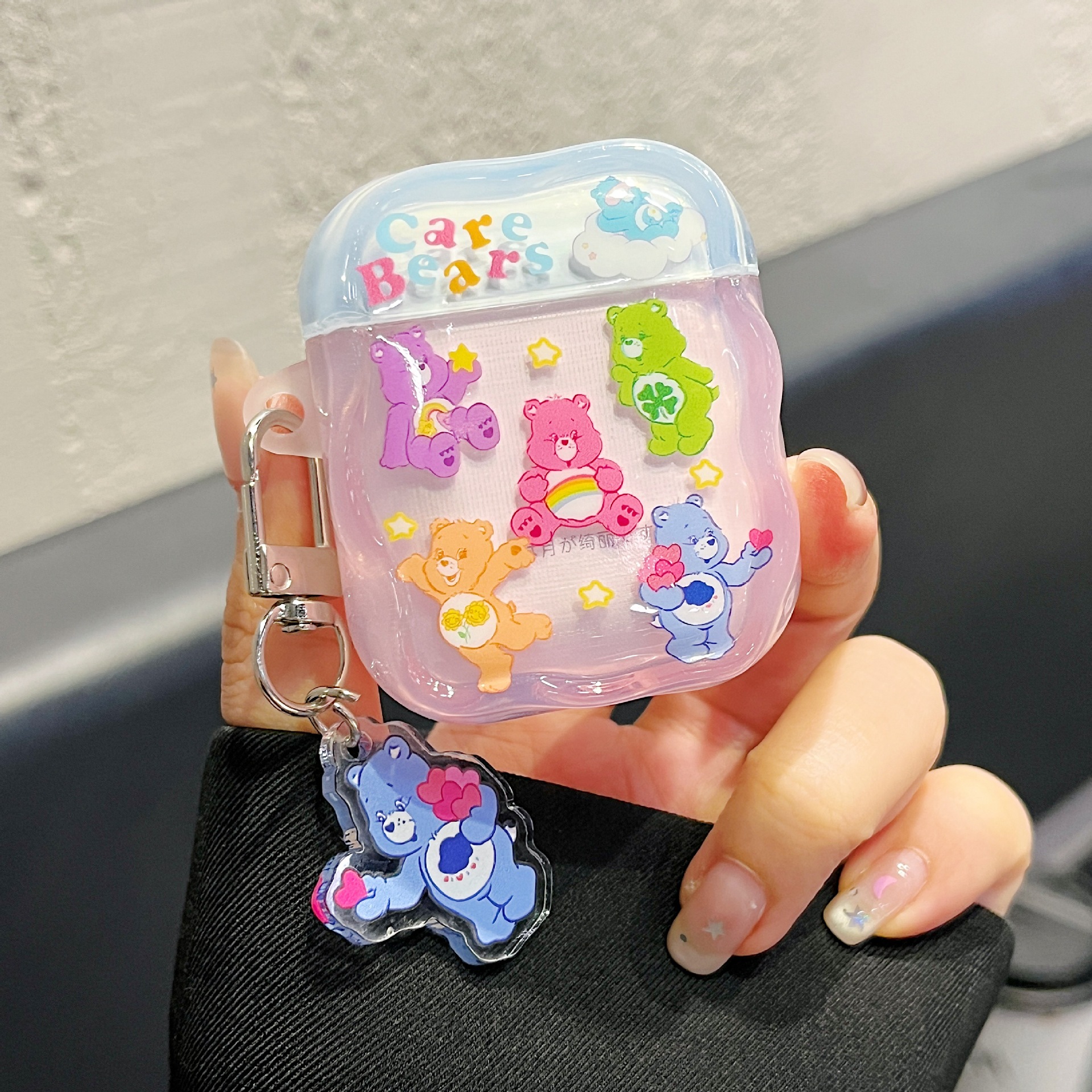 Cubierta de auriculares IMD Rainbow Bear para AirPods Pro Cubierta de auriculares Bluetooth AirPods3 / 4 generación a prueba de caídas