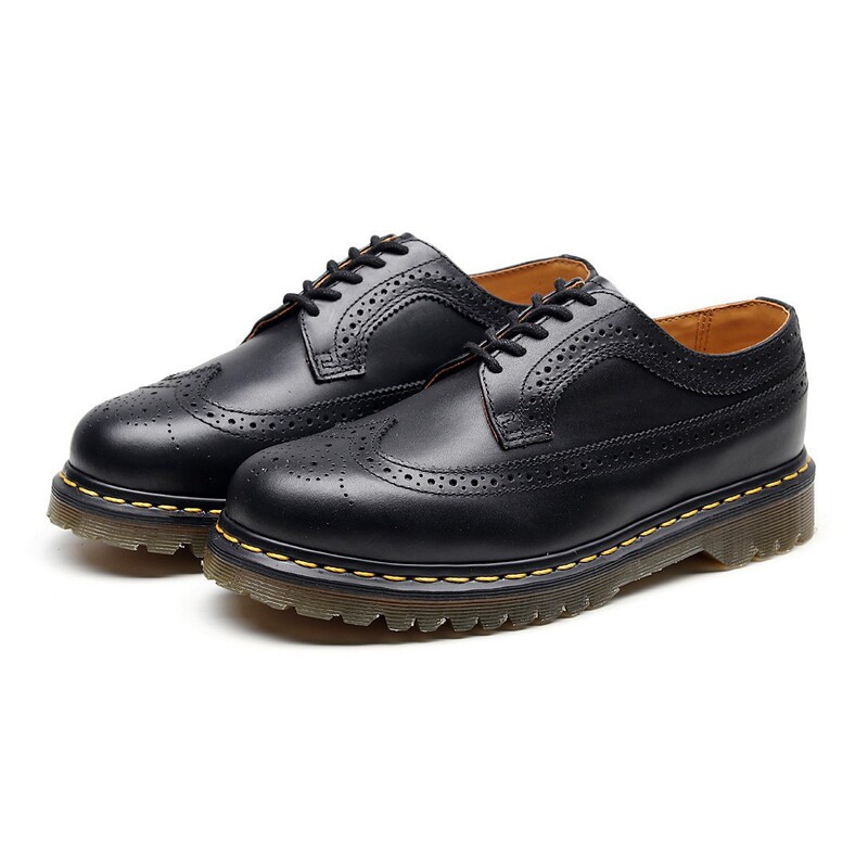 Brock Autumn and Winter Couple's Leather Shoes, Black and White Color-Blocking, Round-Toe, Formal, Low-Top, Cross-Border, Large Size, Casual Business Leather Shoes Brock Autumn and Winter Couple's Leather Shoes, Black and White Color-Blocking, Round-Toe, Formal, Low-Top, Cross-Border, Large Size, Casual Business Leather Shoes