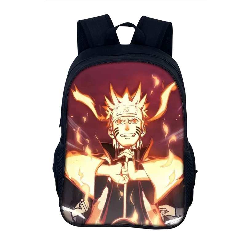 Рюкзак Naruto 40 см, принт аниме, мягкие лямки и основной отдел