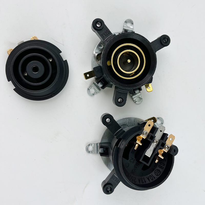 Temperature control kettle holder upper and lower base temperature control connection socket double circle long leg coupler electric kettle accessories