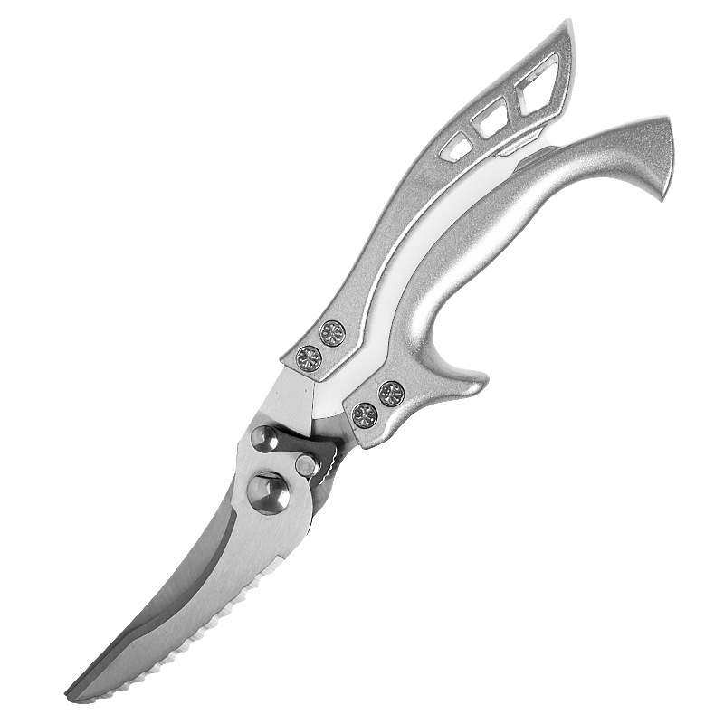 Tijeras de acero inoxidable Tijeras de cocina Tijeras afiladas multifuncionales Tijeras para el hogar Accesorios para alimentos Tijeras para huesos de pollo de cocina