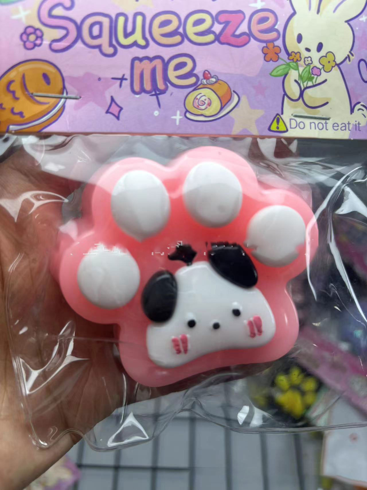 Pacchard dog pink cat claw