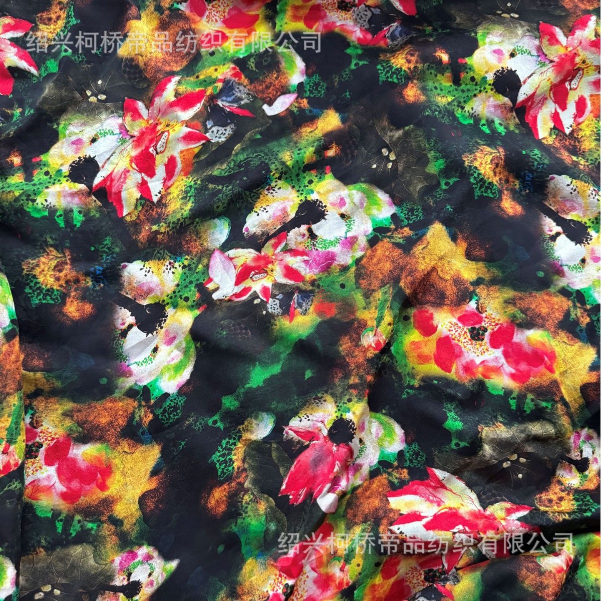 新中式国风双面印花100%人丝提花底布现货旗袍连衣裙服装面料合集