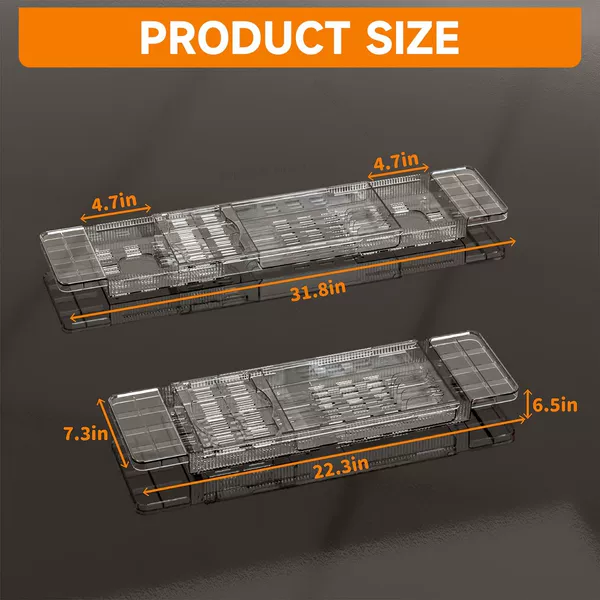 PET bathtub rack-(cross-border export packaging)