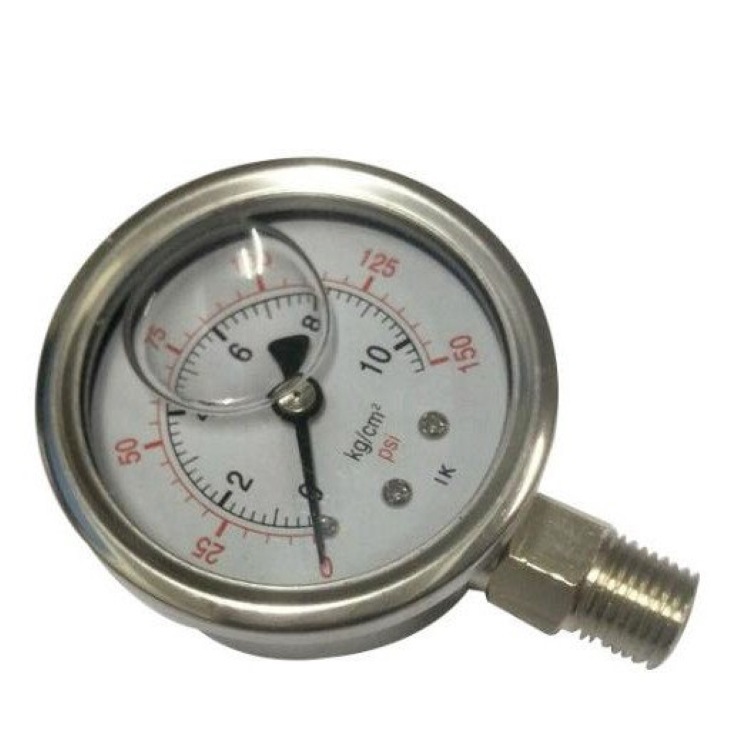 Manómetro de amoníaco Manómetro de amoníaco de acero inoxidable Manómetro de amoníaco resistente a terremotos Manómetro de presión especial