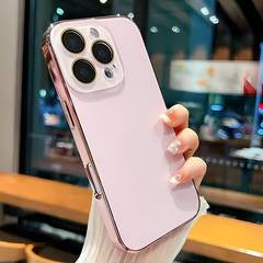纳米AG磨砂苹果17手机壳iphone16pro镜头膜15新款14高级感手机壳