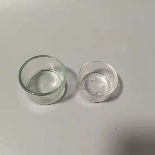 Factory Direct Supply Glass Candlesticks Candle Cups Candle Holders Tea Candles Cups Four-Point Cups DIY Candle Materials