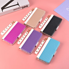 日本新款编织纹皮套手机壳适用索尼XPERIA 10 Ⅱ手帐型可插保护套