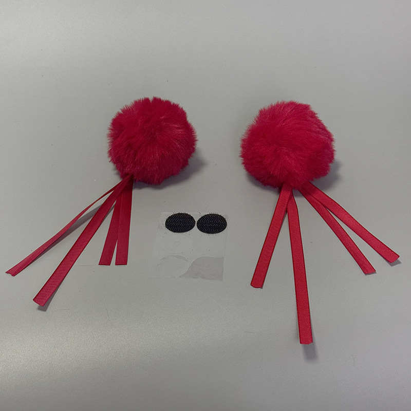 Nezha – Nezha Bun Hairpin Auto Parts and Accessories - red