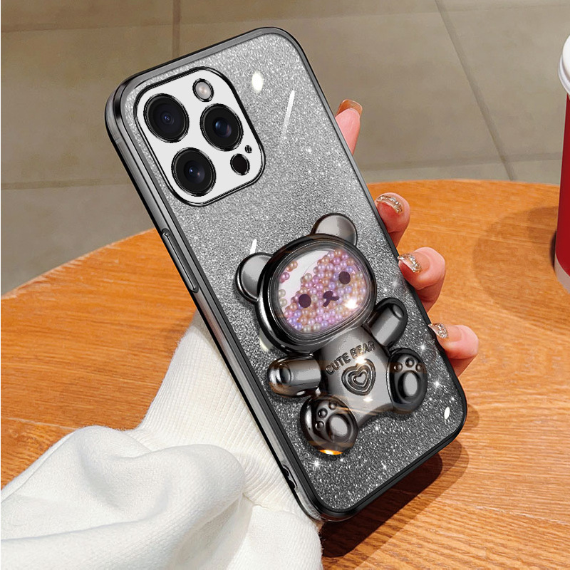 虹糖全メッキ携帯ケーススタンドストレッチ折り畳みデスクトップ横縦両用スタンド女子かわいいスタンド潮