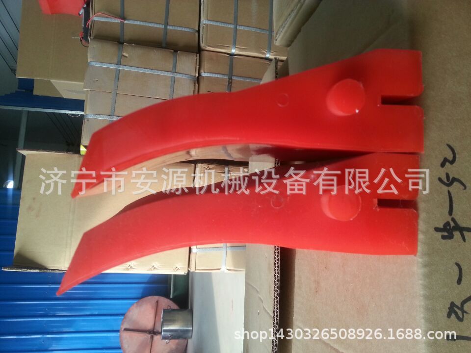 聚氨酯清扫器刀头 一道二道清扫器聚氨酯刮刀 犁煤器挡皮厂家