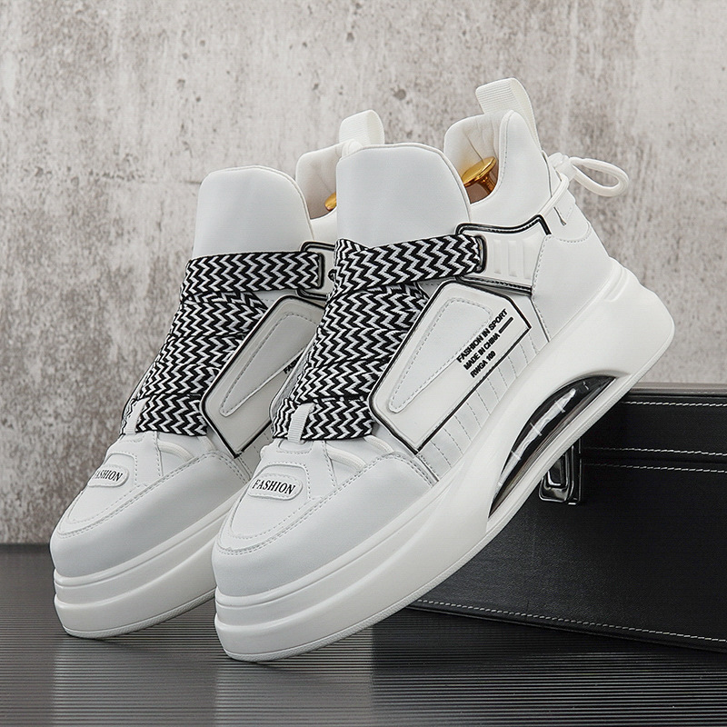 Scarpe da uomo stivaletti da uomo scarpe casual alla moda con suola spessa stivaletti giovanili alla moda sneakers alte alla moda Martin stivali da uomo_voghion.com