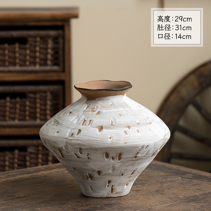 대형-앤티크 화이트-쇼트 스타일