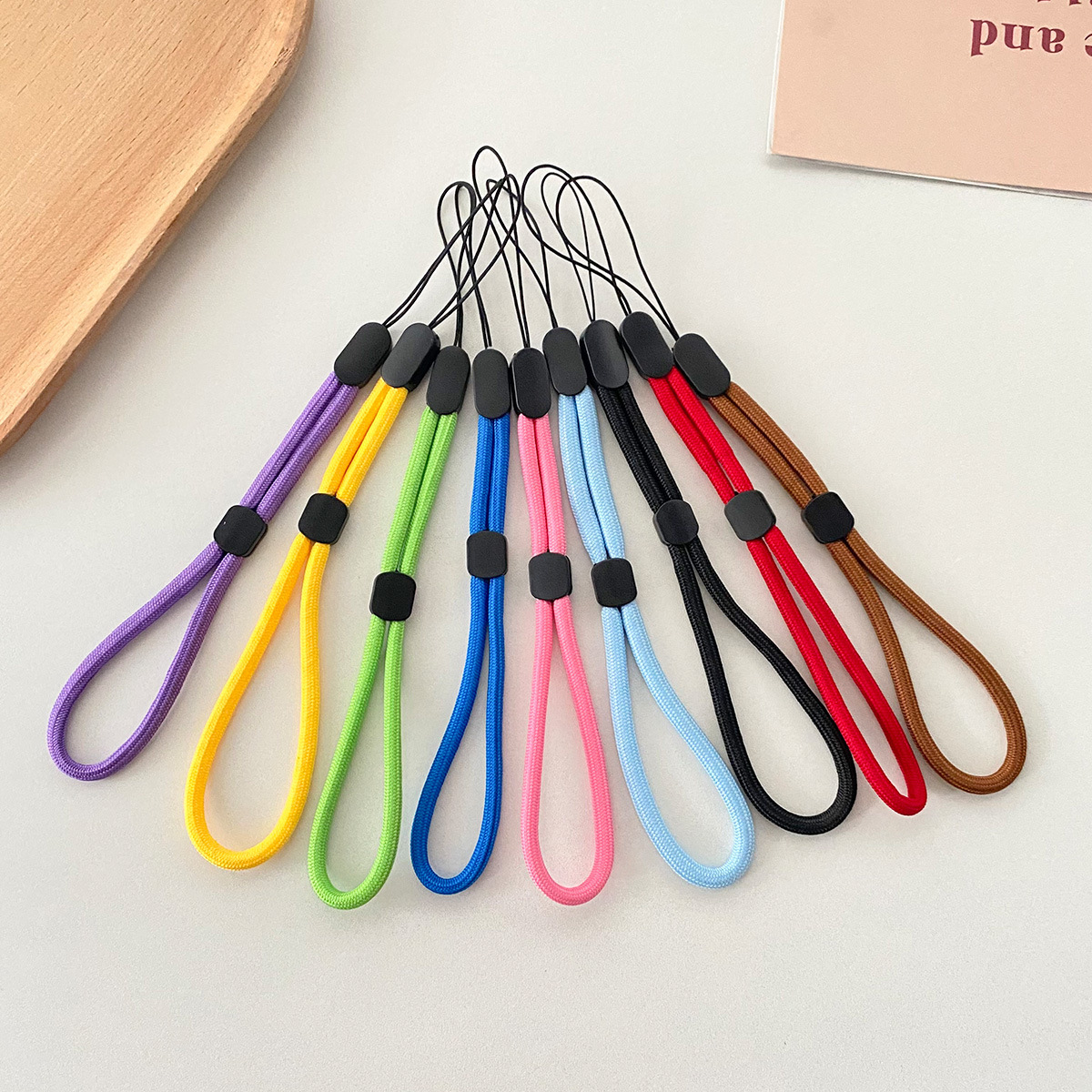 Cuerdas de telefonía móvil ajustables, telescópicas, duraderas, antiférdida, cuerdas de telefonía móvil, cuerdas de cámara, cuerdas de disco en stock