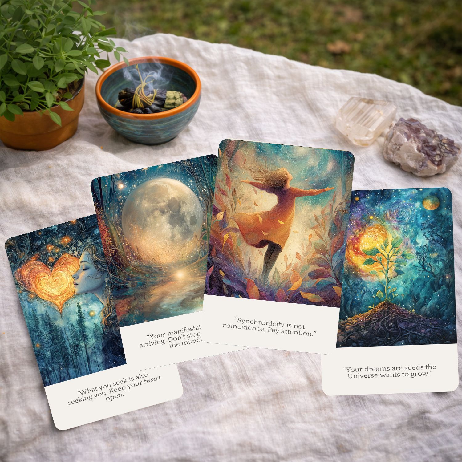Tarot Deck Cosmic Answers Creative Party Game English Version_voghion.com