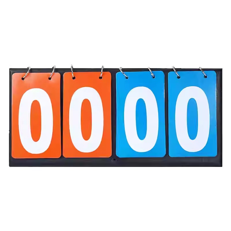 Máscara de puntuación de baloncesto Fútbol Tenis de mesa Billar Contador de juegos de pelota Contador de puntuación de cuatro dígitos