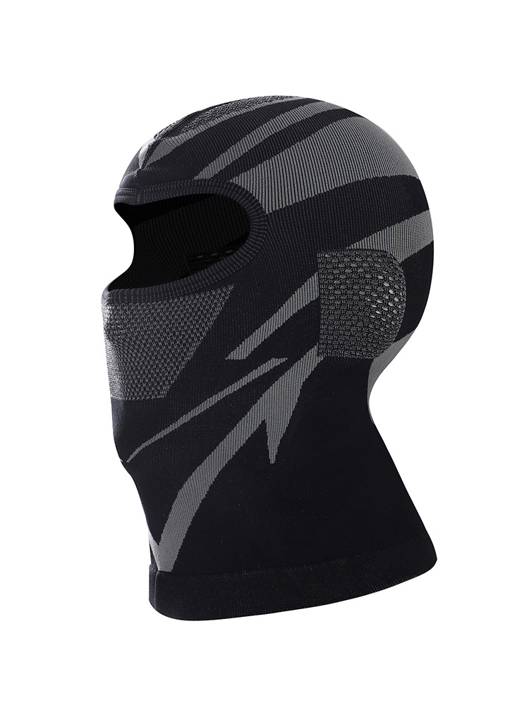 Otoño y invierno al aire libre ciclismo esquí máscara caliente motocicleta protector de la cara protector de cuello a prueba de viento frío transpiración sudor cubierta de cabeza corta