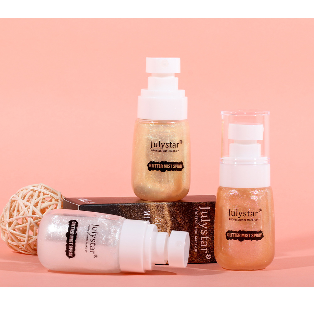 Wholesale of cross-border makeup facial contouring, brightening and highlighter, long-lasting waterproof and sweat-proof, natural body highlighter spray undefined