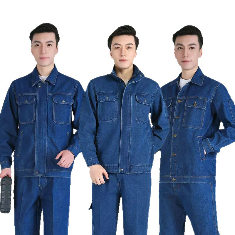 清风劳保服工作服男装套装加厚防烫耐磨建筑工地电焊汽修劳保定制|undefined