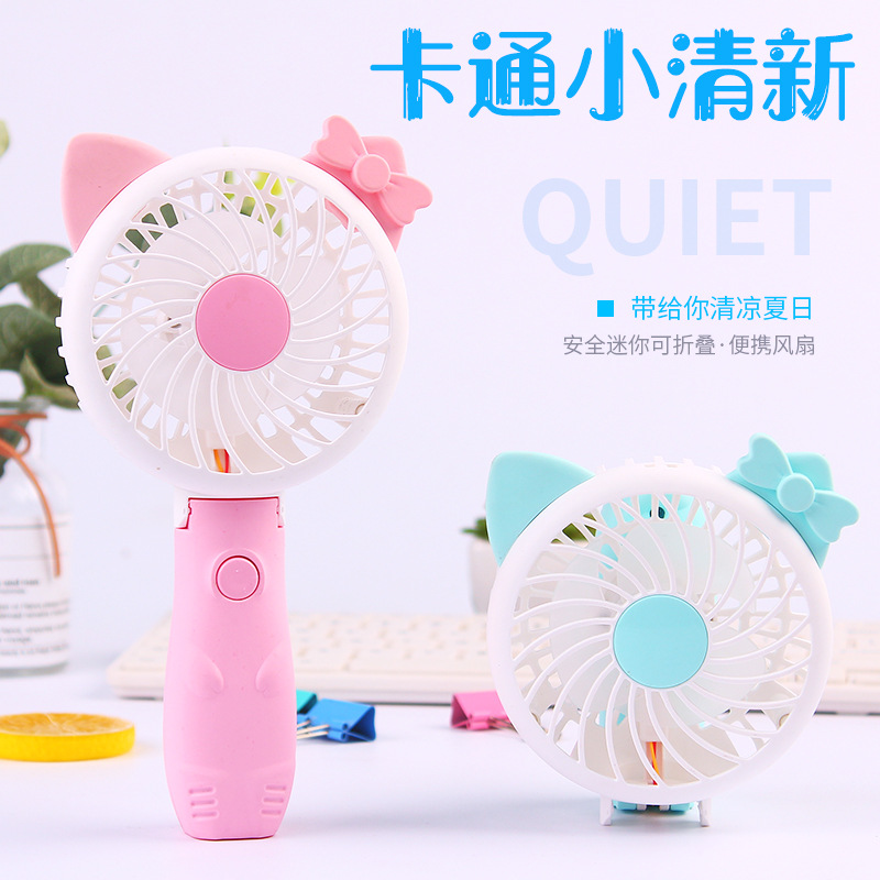 Summer mini usb small fan rechargeable p...