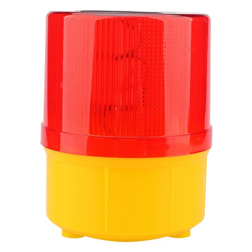 Солнечный предупреждающий Строб Препятствие Свет безопасности дорожного движения вспышка сигнальный свет строительство ночь мигающий забор строительный свет