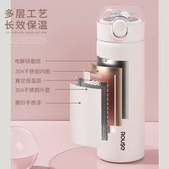 。臥床老人用的保溫杯防嗆帶吸管杯老年人病人防嗆成人喝水杯子L