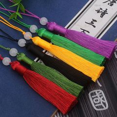 8CM small tassel bead bookmark small pendant sachet sachet pendant fan fan pendant small eight belt bead 