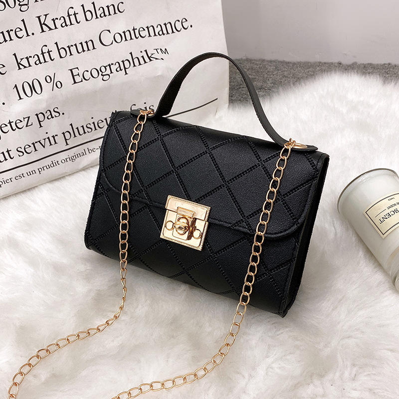 2023 nuevo bolso de mujer simple de moda bolso de hombro bolso de cadena fuente de fábrica de cabello recto image 11